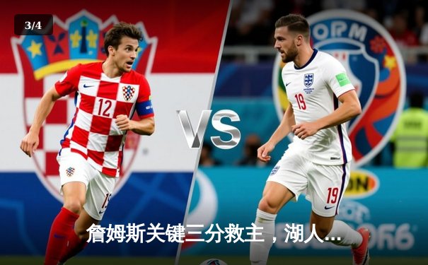 詹姆斯关键三分救主，湖人加时险胜勇士，系列赛2-1领先 - 3